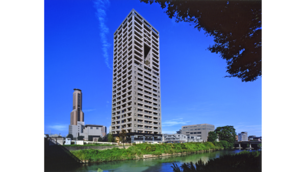 浜松・東地区29街区ﾀﾜｰﾏﾝｼｮﾝ計画117戸（免震構造）　全景