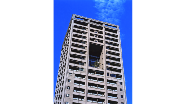 浜松・東地区29街区ﾀﾜｰﾏﾝｼｮﾝ計画117戸（免震構造）外観（1）　